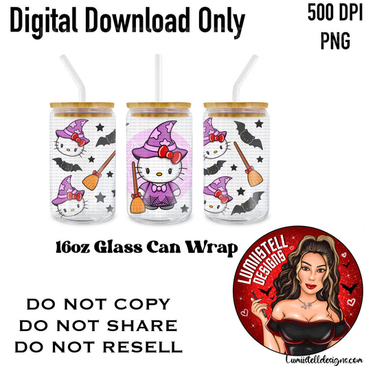 HK Witch 16 oz. Glass Wrap File