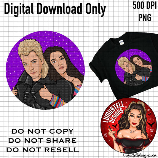 D & S Purple PNG