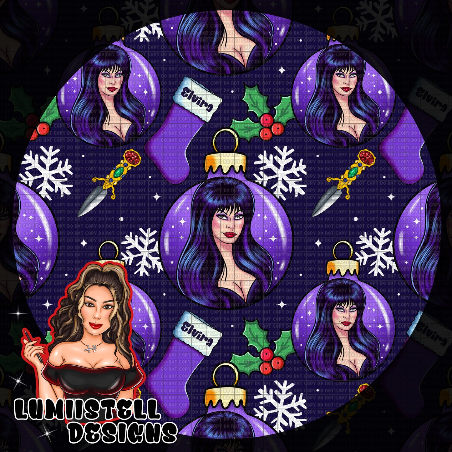 E Xmas Seamless