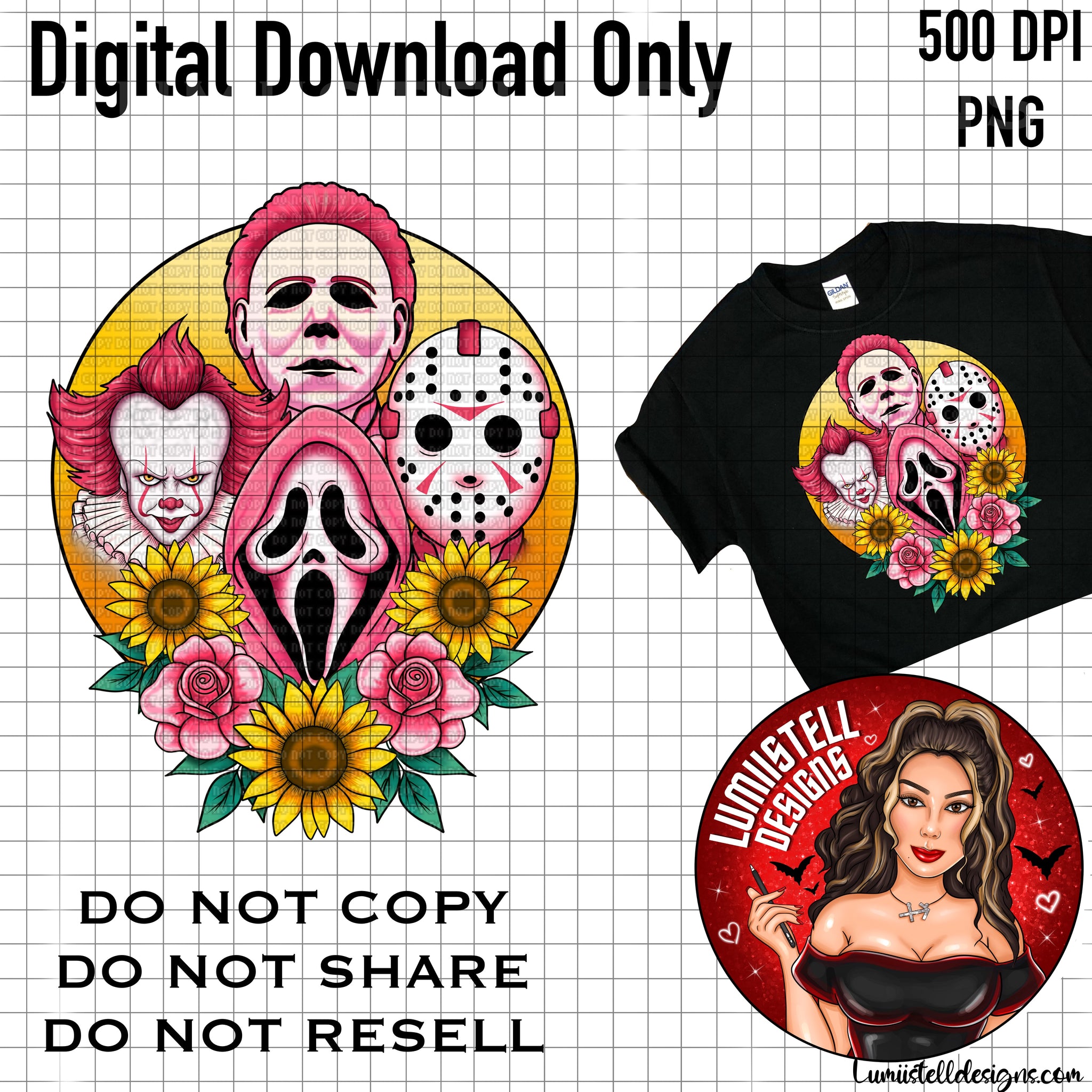 Spring Horror PNG – LumiistellDesigns
