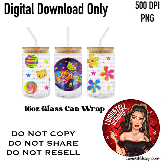 HK Space 16 oz. Glass Wrap File
