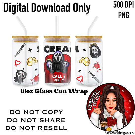 GF Movie Theater 16 oz. Glass Wrap File