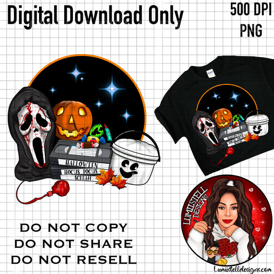 90s Halloween Nostalgia PNG