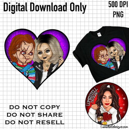 Horror Couple PNG