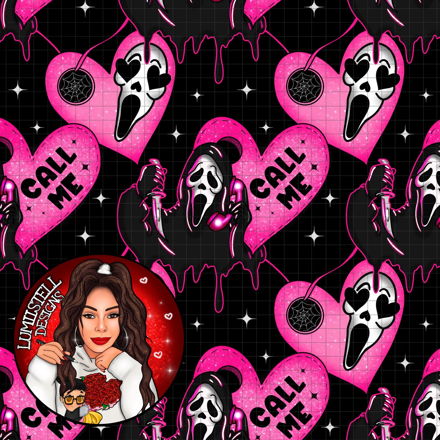 Hot Pink GF Seamless