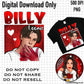 Billy Red Glitter GF Sub File